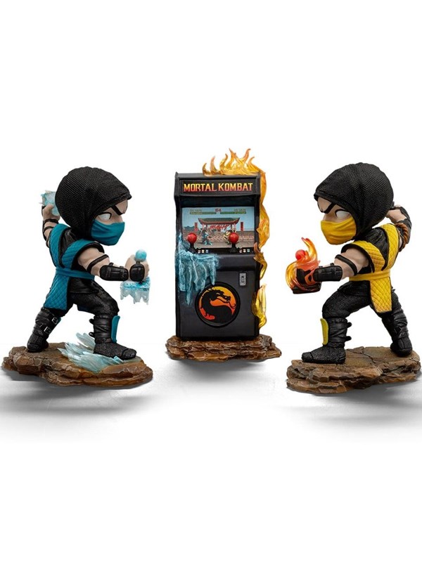Iron Studios - Mortal Kombat - Scorpion Vs Sub-zero Arcade Set Minico Figures - Figur