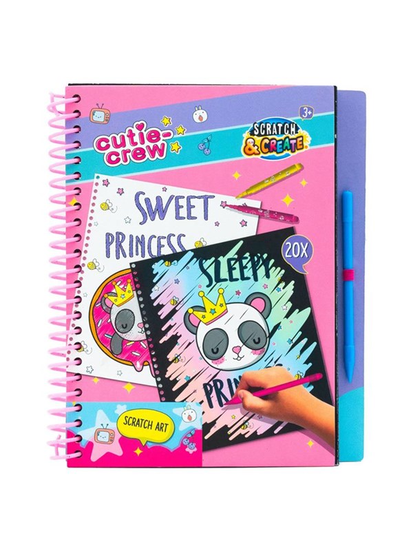 Canenco - Cutie Crew Scratch and Color Book