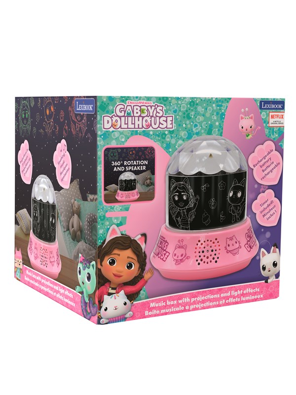 Alternativ bild 0 för Gabby Gabby's Doll House Night Light Projector with Speaker