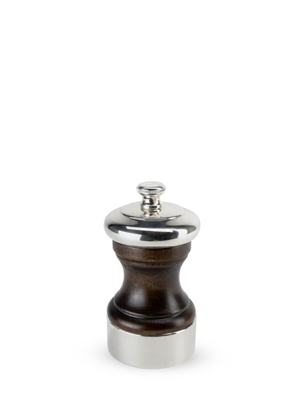 Peugeot Palace salt Grinder Brown / Silver Plated 10cm