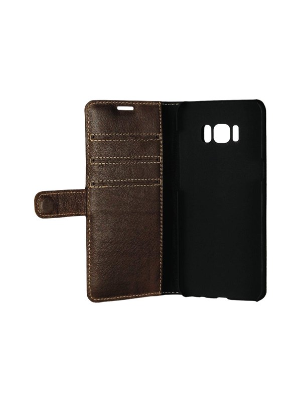 Essentials Leather Wallet 3 Card Slots Galaxy S8