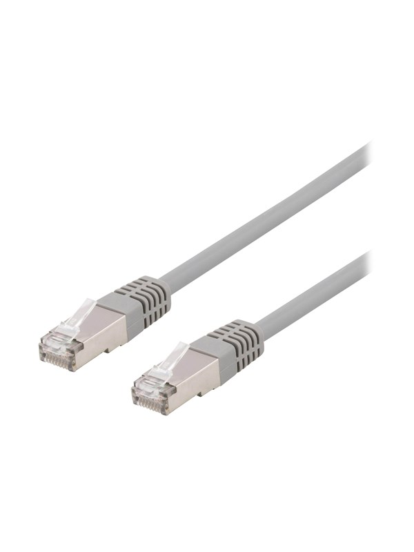 Deltaco patch cable - 1 m - grey - Grå - 1m
