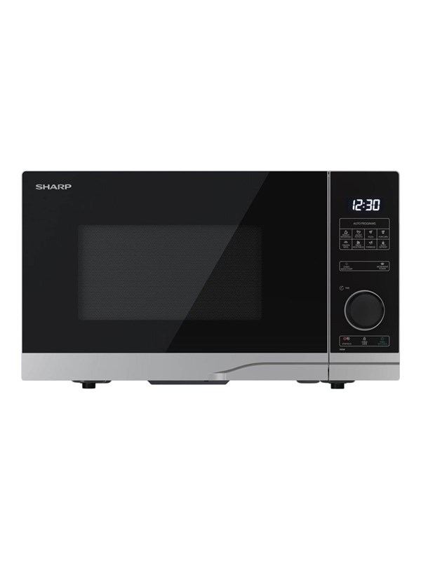 Sharp Premium series YC-PS234AE-S - microwave oven - freestanding - silver
