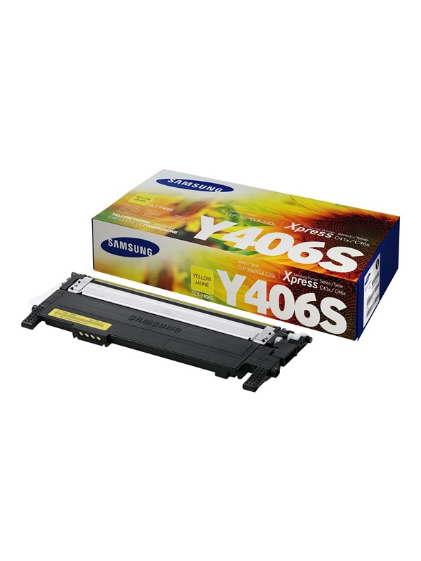 Samsung Clt Y406s Yellow Original Toner Cartridge Tonerkassett Yellow