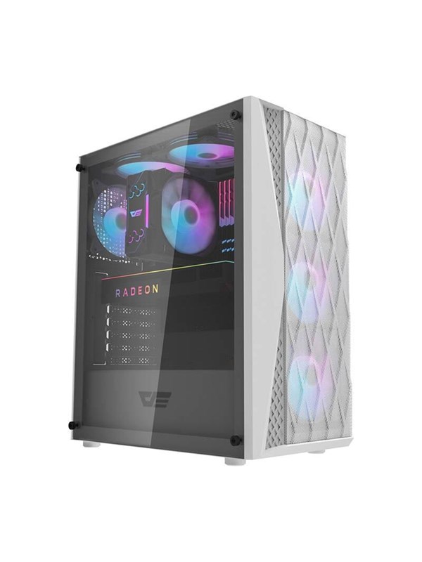 Darkflash Computer Case Dk352 Mesh White Chassi Miditower Vit