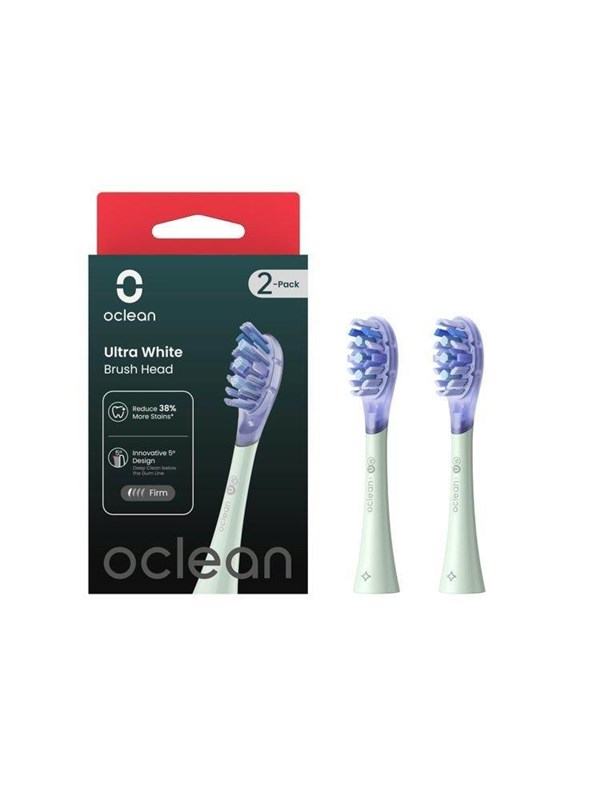 Alternativ bild 0 för Oclean Ultra White Brush Head Green 2 st
