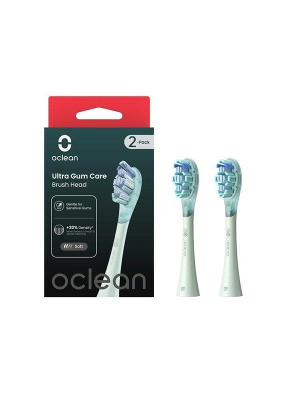 Alternativ bild 0 för Oclean Ultra Gum Care Brush Head Green 2 st