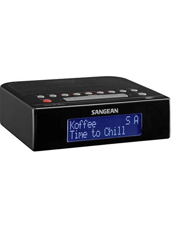 Sangean Digital Tuning Clock Radio - DAB/DAB+ - Svart