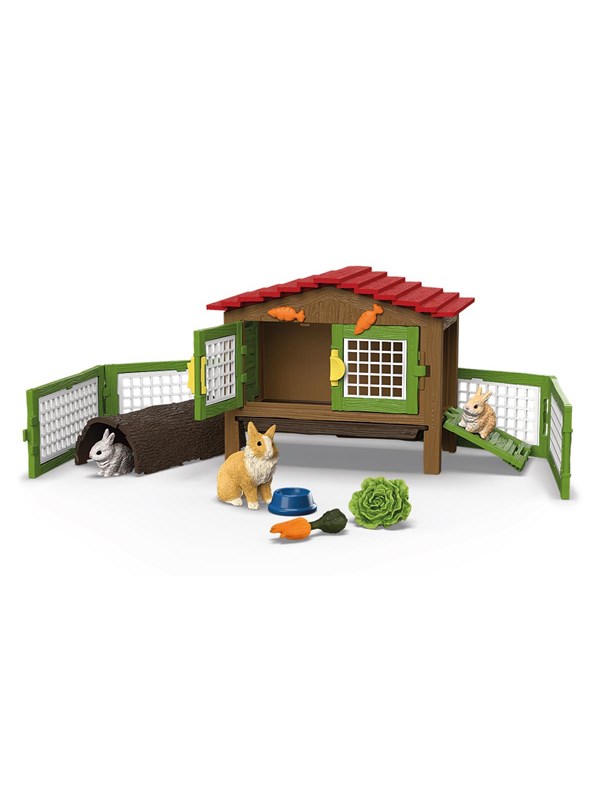 Schleich Farm World Rabbit Hutch