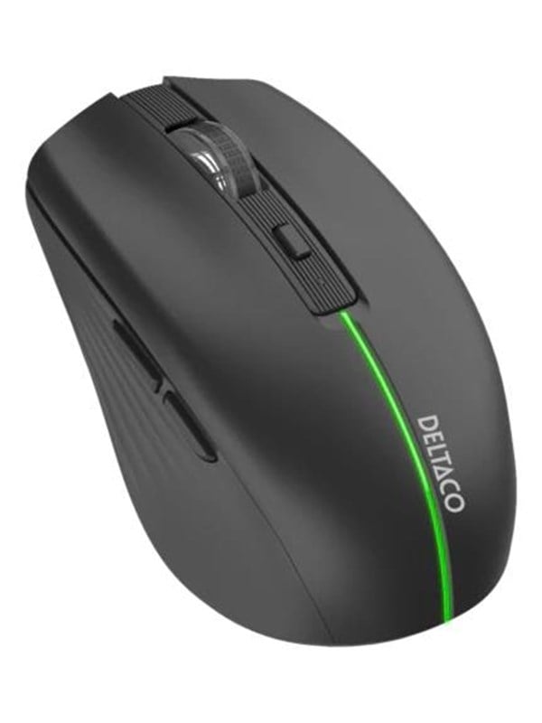 Deltaco Wireless Mouse - Gamingmus - Optic - 6 knappar - Svart