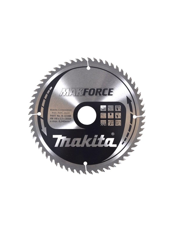 Makita B-32390 MAKFORCE Circular Saw Blade - for Wood
