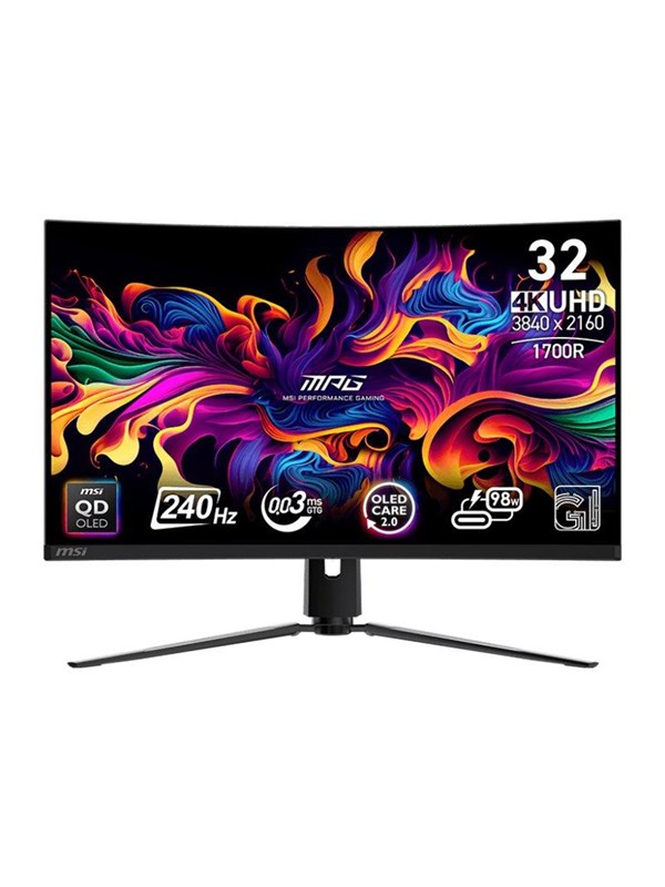 32 " Msi Mpg 321curxde Qd Oled Oled Monitor Curved 32 " Hdr