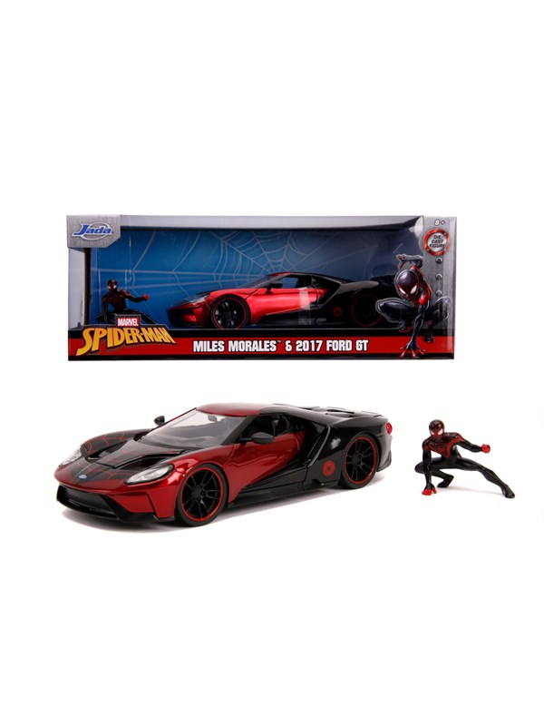 Jada Toys MarvEvi LOVE Miles Morales 2017 Ford GT 1:24