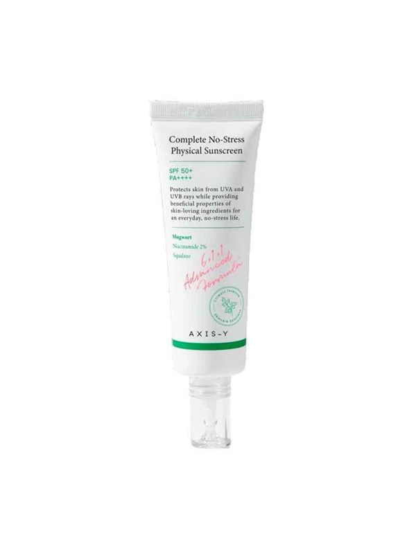 AXIS-Y Complete No-Stress Physical Sunscreen SPF50+ PA++++ 50 ml