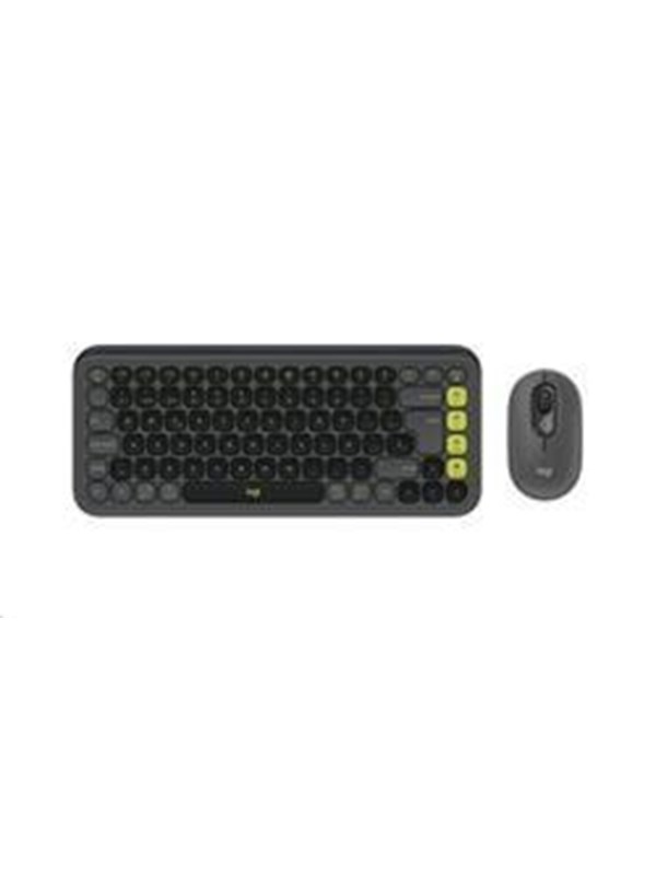 Logitech Pop Icon Combo Tastatur & Mus Set Universal Grå