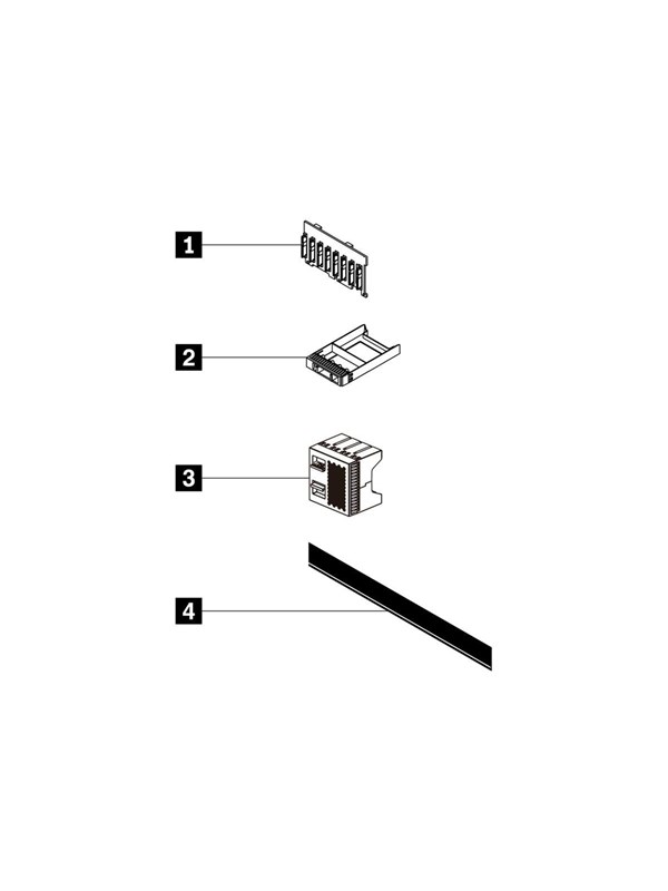 Lenovo Server 8 X 2.5 " Nvme Backplane Kit