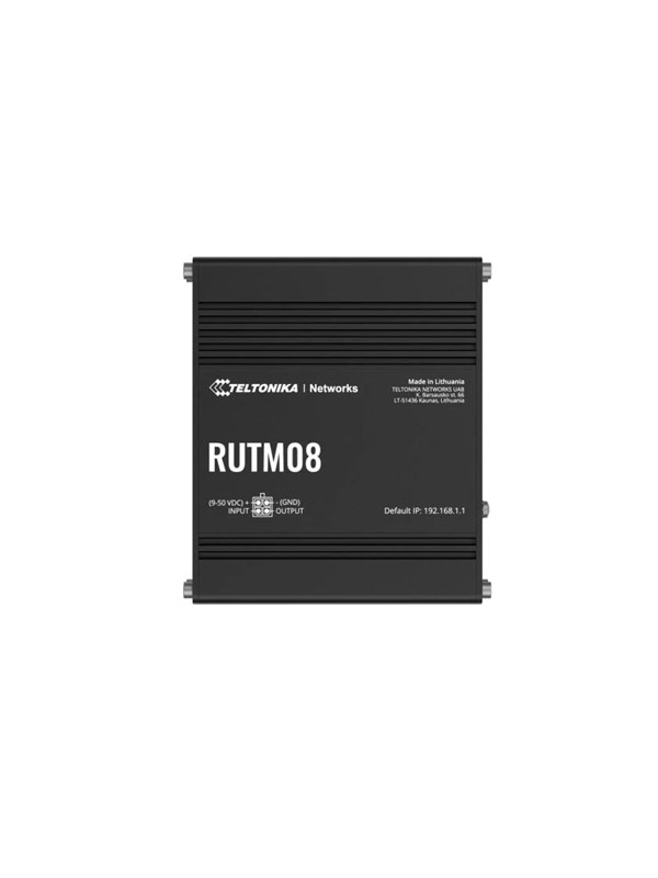 Teltonika RUTM08 Industrial Wired Router (RUTM08000000 / Standard package with EU PSU) - Router