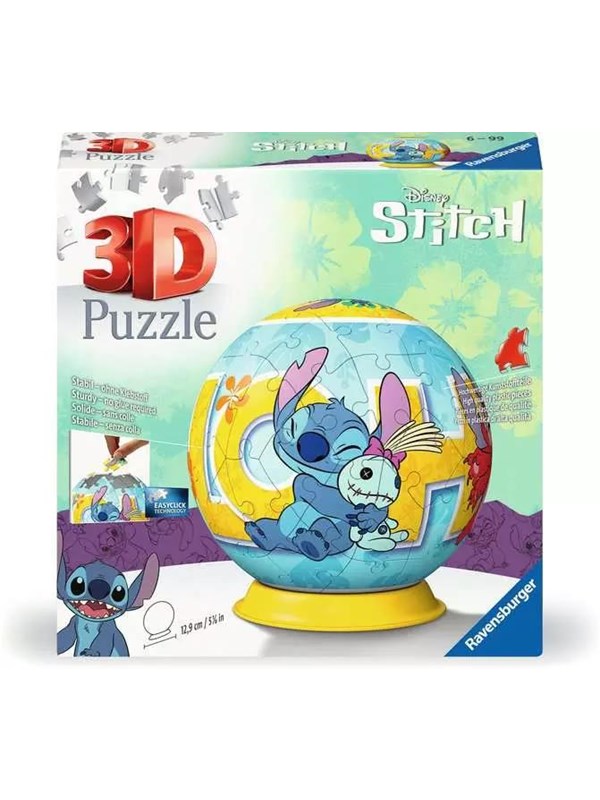Ravensburger Puzzle Ball: Disney Stitch 3D pusselspel