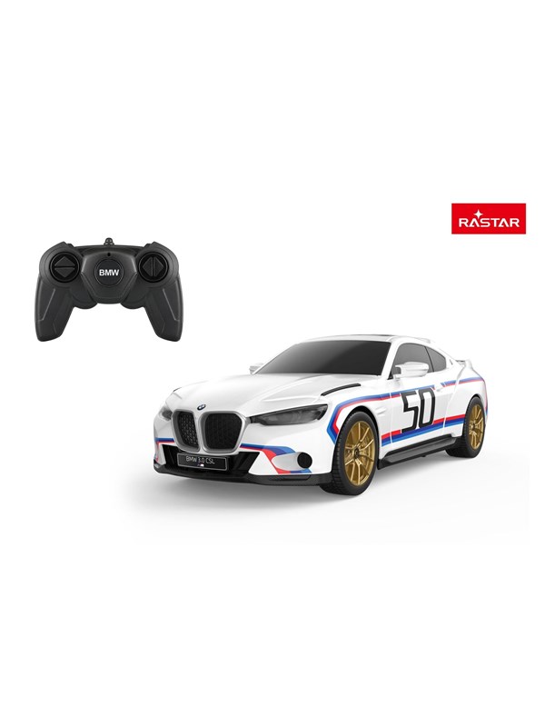 Produktfoto för RASTAR R/C 1:24 BMW 3.0 CSL Vit