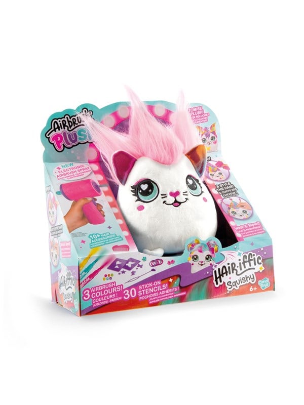 Airbrush Plush Hair'iffic 17cm Squish Pal - assorted