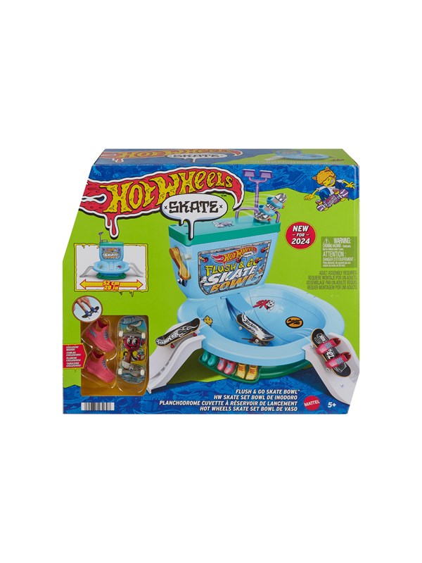 Hot Wheels Skate - Flush &amp; Go Skate Bowl