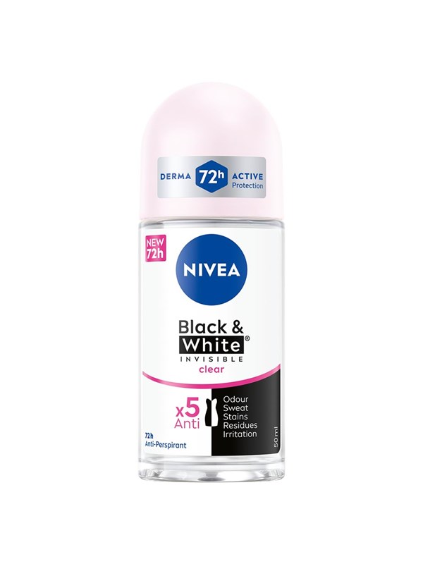 Nivea Black &amp; White Original Female Roll-on 50ml