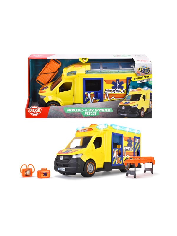 Alternativ bild 0 för Mercedes-Benz Sprinter Ambulance 35cm light + SOS Dickie sound