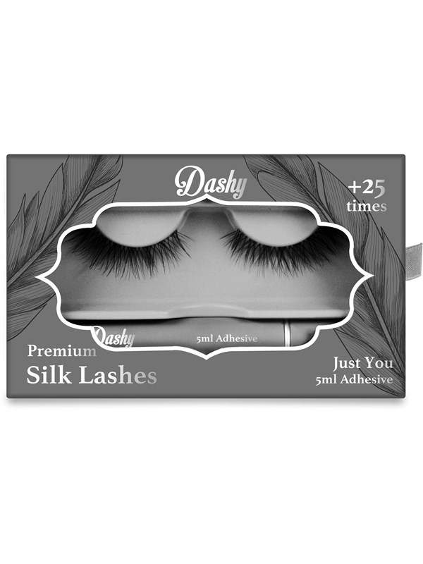 Dashy Premium Silk Lashes + 5 ml Adhesive Just You