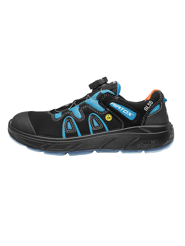 AIRTOX SL55 skyddsskor, ESD, UTURN, andningsbara, bred passform, stötdämpande, Str. 46