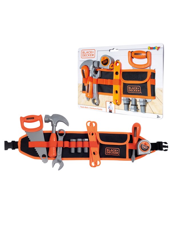 Smoby Black+Decker Verktygsbälte i tyg