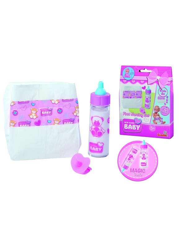 Simba New Born Baby Set Docktillbehör, 38-43 cm