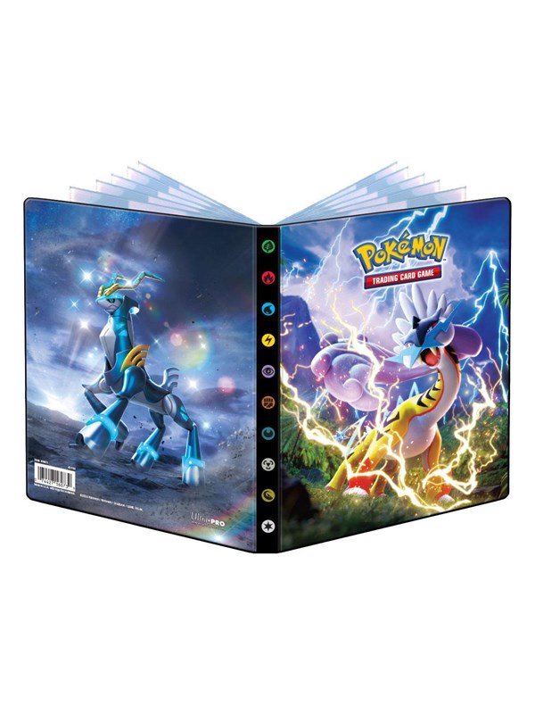 Pokemon TCG Portfolio 4-P Raging Bolt &amp; Iron Crown