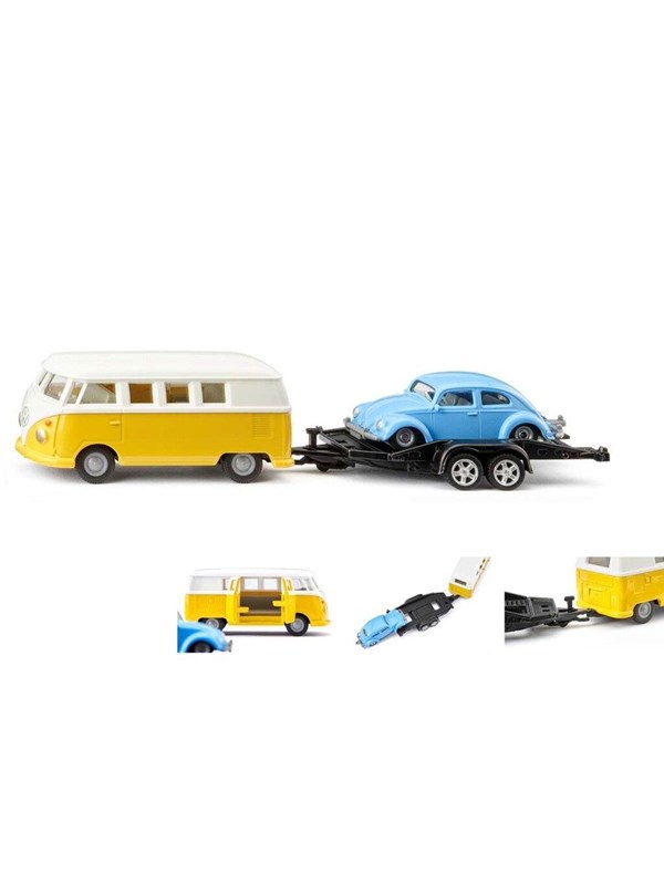 SIKU VW T1 with Trailer and VW Beetle - SEK 159 - Spara 21%