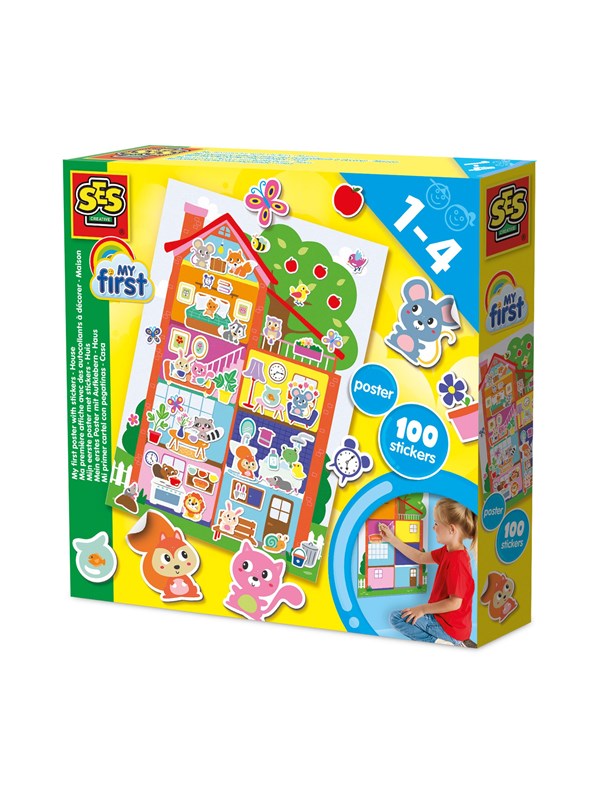 SES Creative My First Poster with Stickers