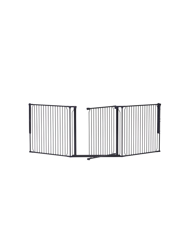 BabyDan CombiFit L Säkerhetsgrindar, 90-223 cm, svart