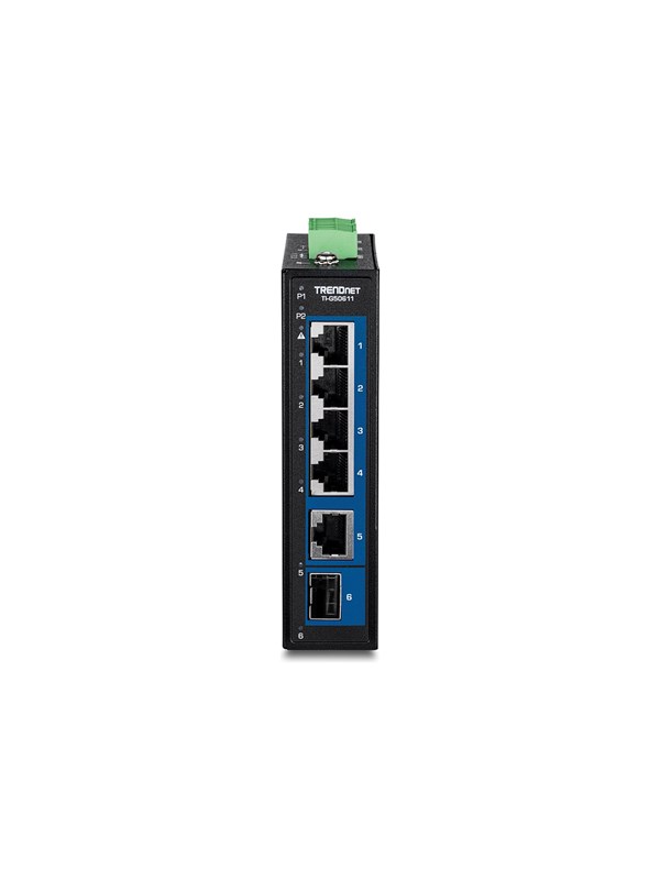 TRENDnet TI-G50611 - Version v1.0R - switch - industrial - 6 ports - TAA Compliant