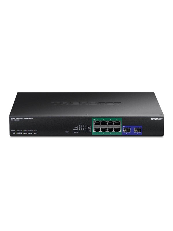 TRENDnet TPE-1020SB - Version v1.0R - switch - 10 ports - smart - rack-mountable - TAA Compliant