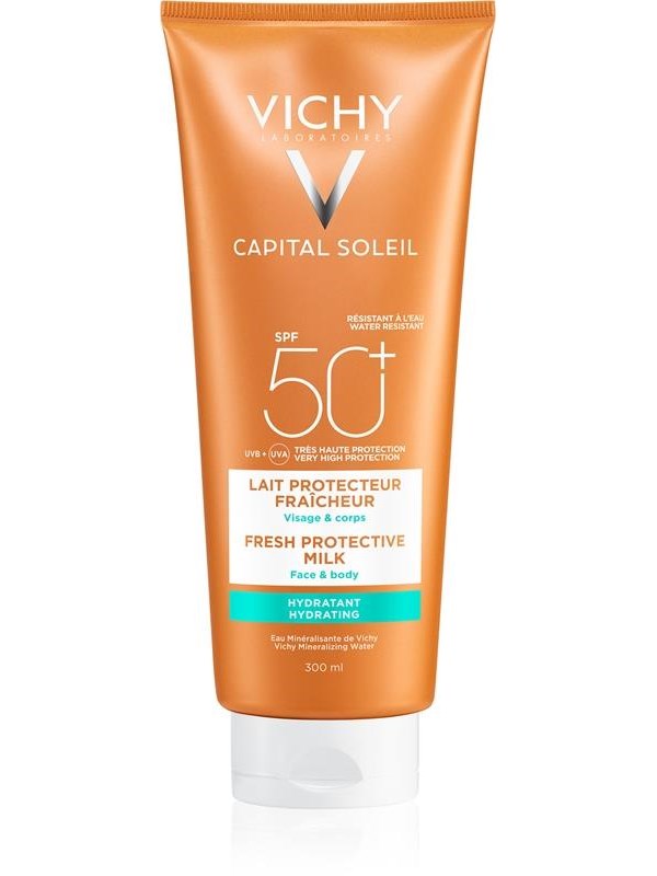 Vichy Capital Ideal Soleil Fresh Hydrating Milk SPF50 300ml - Köp för SEK 269 - Spara 24%