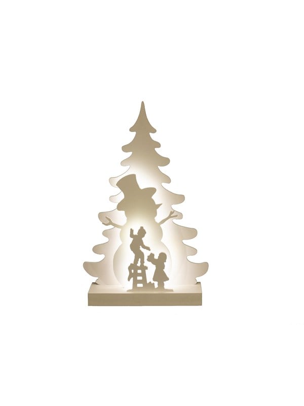 NORDIC WINTER Christmas silhouette 3D LED - Snowman