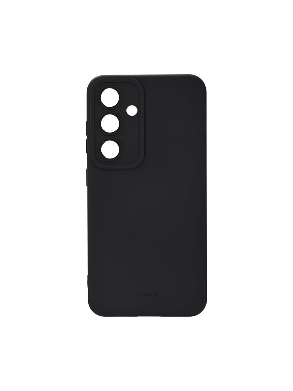 ONSALA Phone Case Samsung S25 5G Back Silicone Touch Black