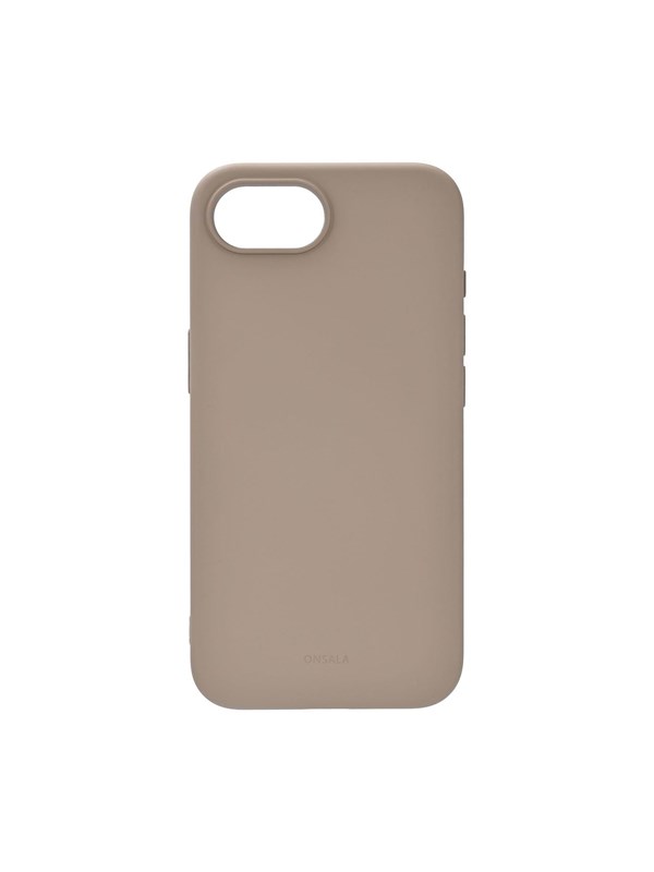 ONSALA Phone Case iPhone 16E Back Silicone Touch MagSerie Chalk Summer Sand