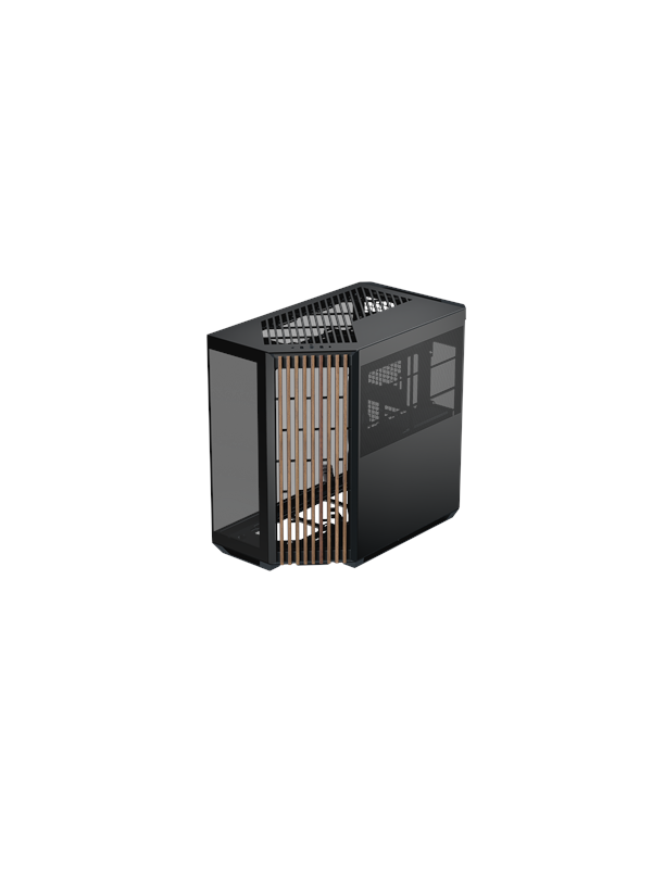 APNX V1 Wood Black - Chassi - Miditower - Svart