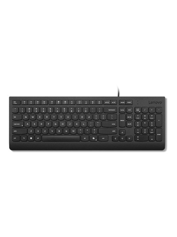 Lenovo Essential - keyboard - QWERTY - Nordic - black Input Device - Tangentbord - Nordisk - Svart