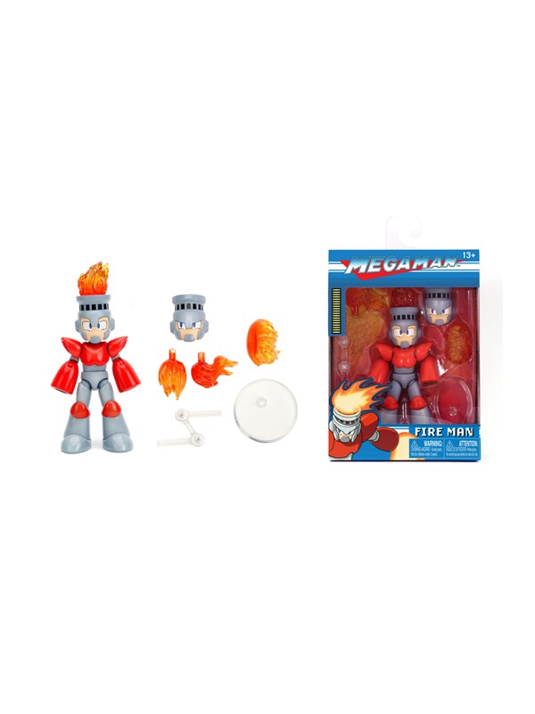 Jada Toys Mega Man Fire Man Figur