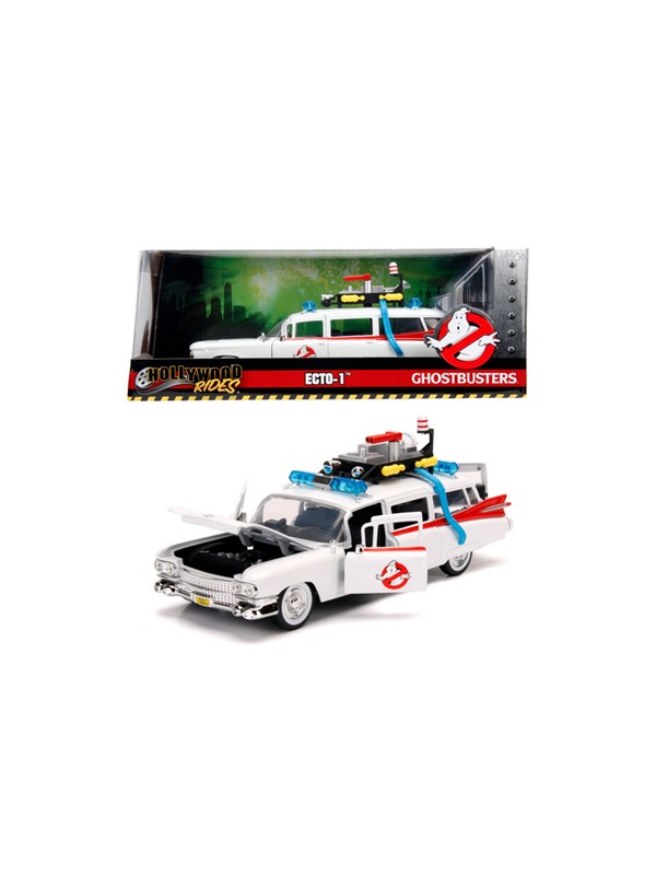 Alternativ bild 0 för Jada Toys Ecto 1 (Ghostbusters), Bil, Ghostbusters, inomhus, 3 År, Metall, Plast, Vit