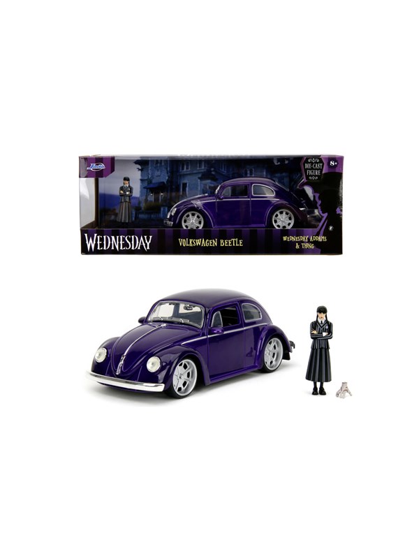 Jada Toys Wednesday Volkswagen Beetle Bil 1:24