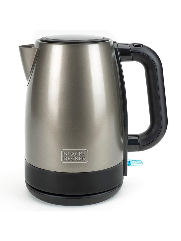 Black & Decker Vattenkokare Kettle 2200W 1.7L Brushed Stainless Steel - Pantone 10394/black - 2200 W