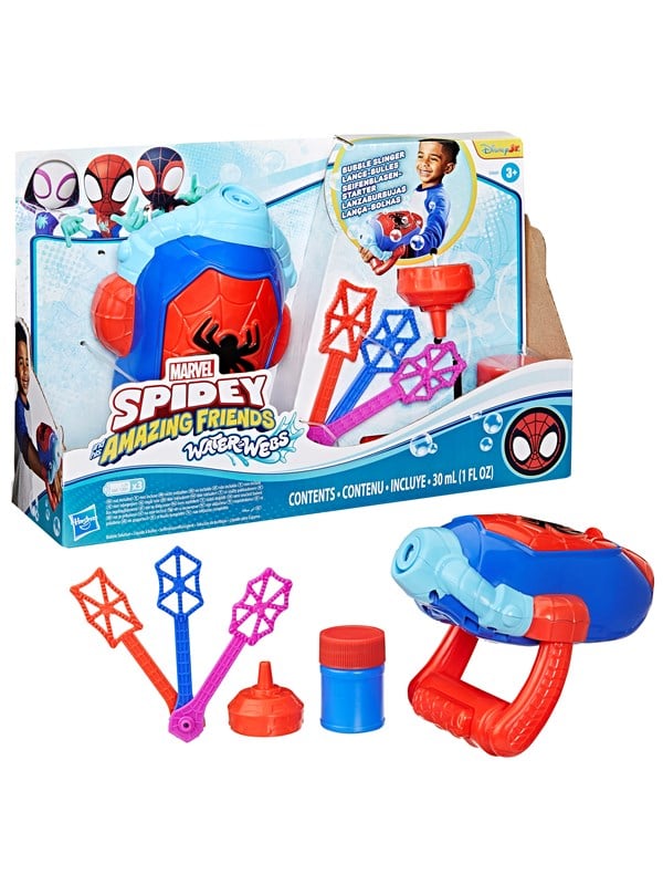 Produktfoto för Spidey and His Amazing Friends Spidey & Friends Water-Webs Bubble Slinger