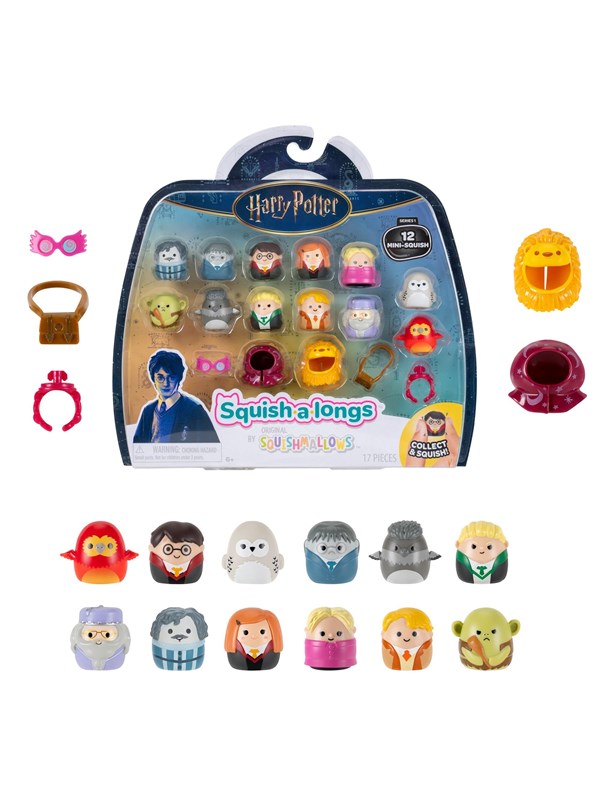 Squishalongs 2.5 cm Harry Potter 12 Pack - assorted