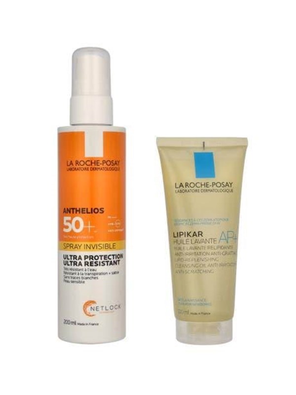 La Roche-Posay  Anthelios + Lipikar Duo Set